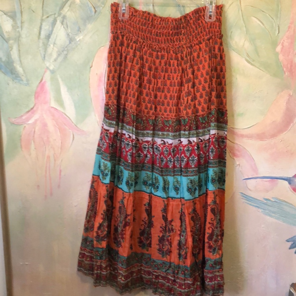 Jasmine  Maxi  Skirt Crinkle GarmentSmall - Picture 2 of 11